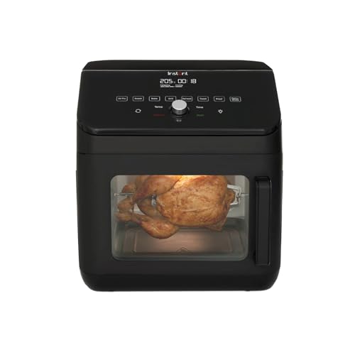 Instant 13L Grand Four Friteuse sans Huile avec Capacité XXL, 9 Programmes et Tourne Broche  Air Fry, Rôtir, Rotisserie, Griller, Cuire, Toaster, Réchauffer, Déshydrater & Fermenter   1700W : Cuisine et Maison
