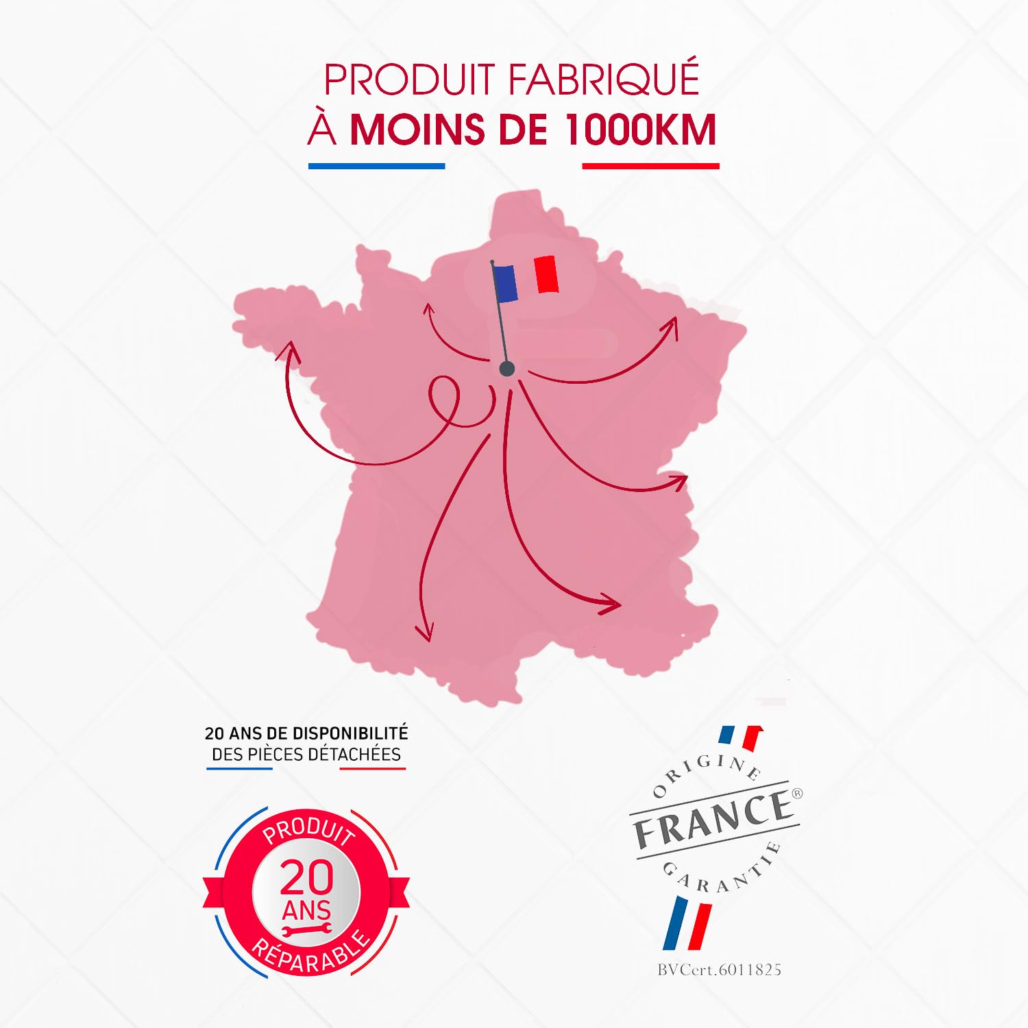 Brandt - BPI6413BM - Plaque Induction et Gaz - Table de Cuisson - Noir - 4 Foyers - 3400W Electrique et 4600 Gaz - Dimensions Encastrement : 56x49cm -