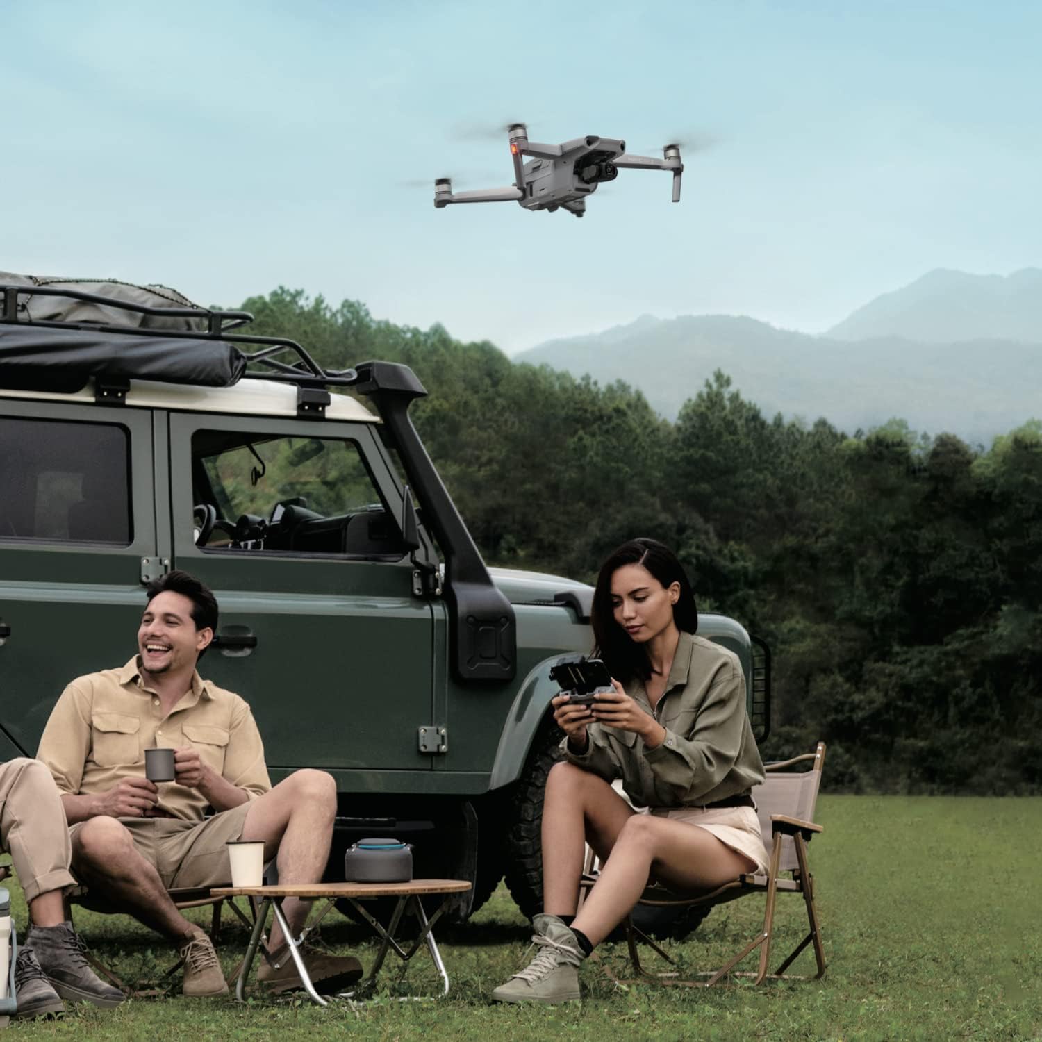 DJI Mavic Air 2 Fly More Combo (EU) + Care Refresh (Auto-activated) - Drone, Caméra 48MP 4K, Stabilisateur 3 Axes, DJI Care Service de Remplacement Automatiquement Activé