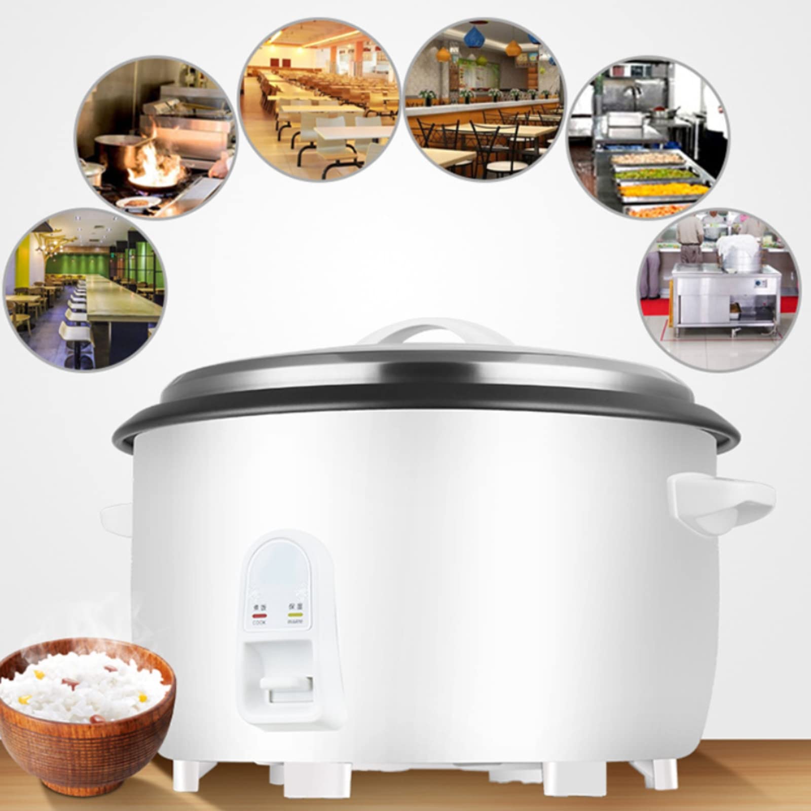 Générique Isolation Automatique des ménages hôteliers et cuiseurs de Riz en Doublure Non bâton, Multi-Fonction Smart Electric Rice Cooker Soup Pot ， C