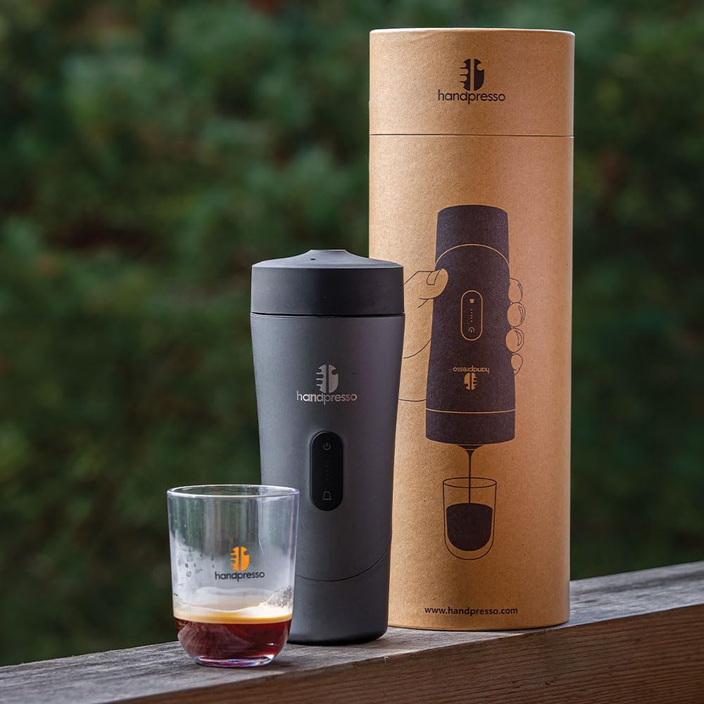Handpresso Auto | Machine à café expresso portable 19 bars pour voiture et voyage | compatible capsule expresso/capsule réutilisable | Cafetière de vo