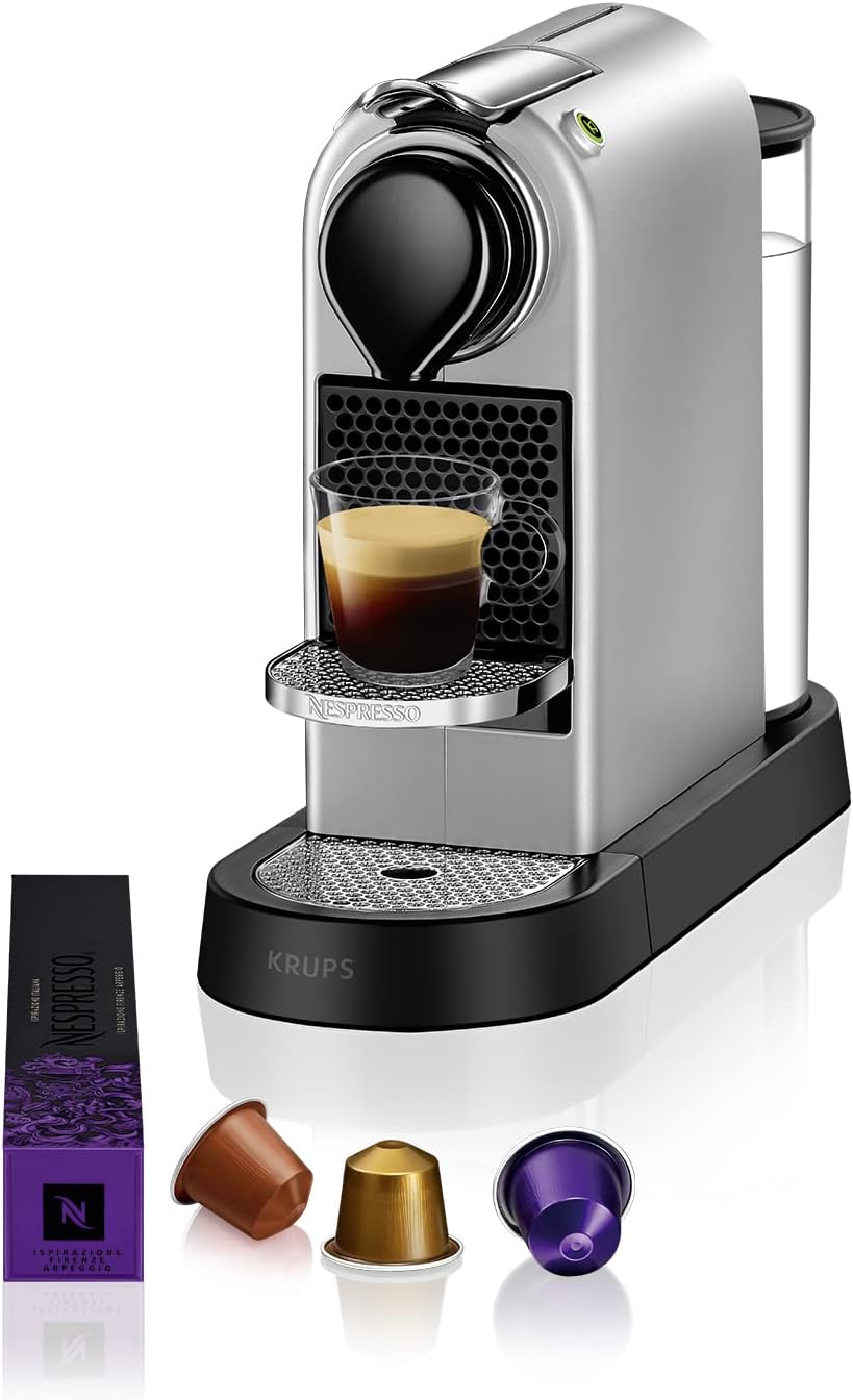 Nespresso Krups Machine à Café Citiz Argent Cafetière à Capsules YY4118FD