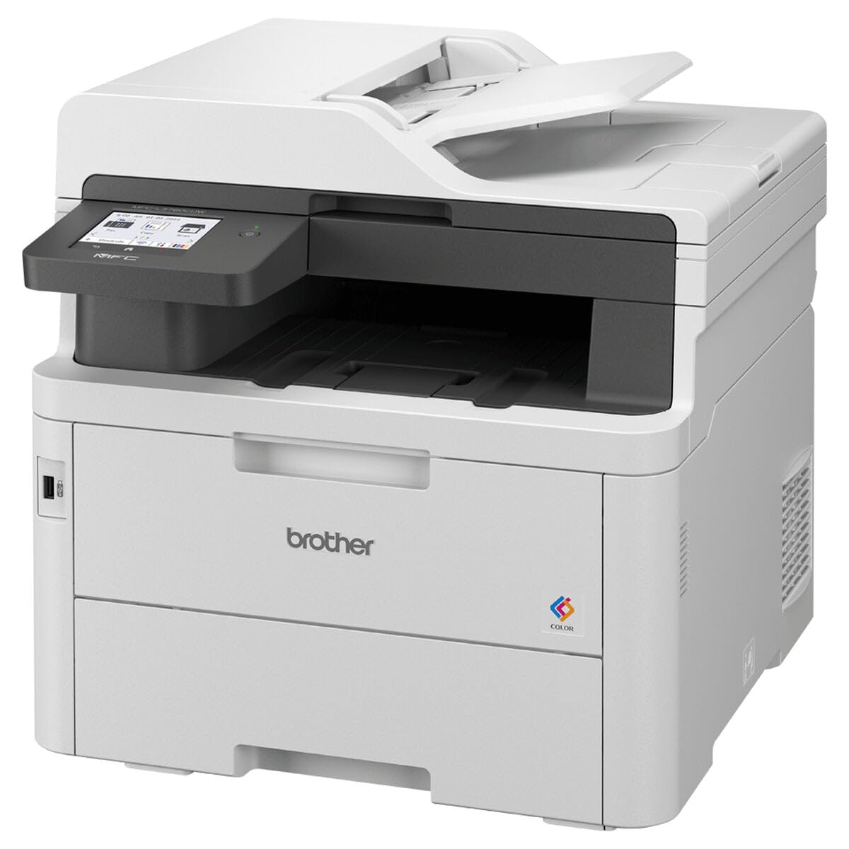 Brother MFC-L3760CDW - Imprimante Laser Couleur Multifonction (Impression/Scan/Copie/Fax) - Recto-Verso Automatique en impression - USB/WiFi/Ethernet