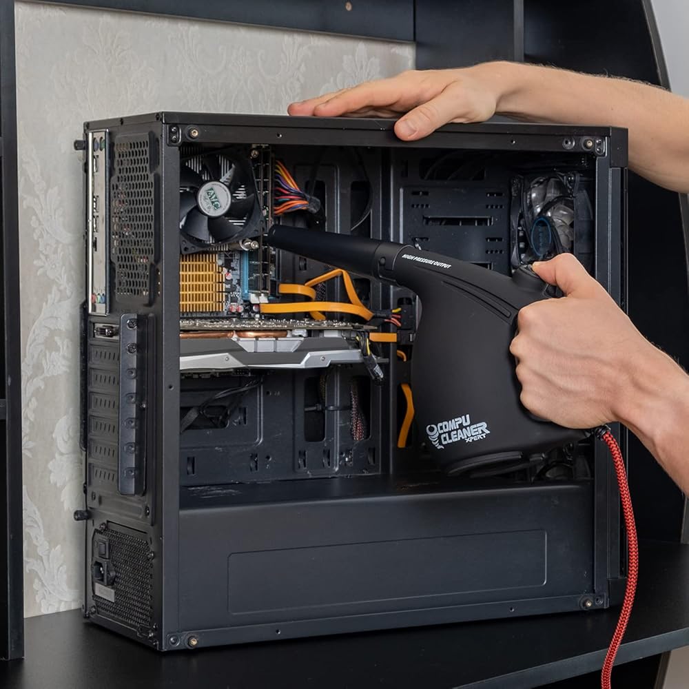 IT Dusters CompuCleaner Xpert - Air Duster électrique, air comprime nettoyage pc - double vitesse : Fournitures de bureau