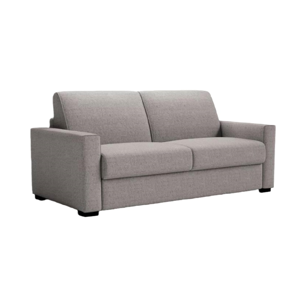 Canapé 3 Places en Tissu Gris Clair - Design Moderne et Élégant