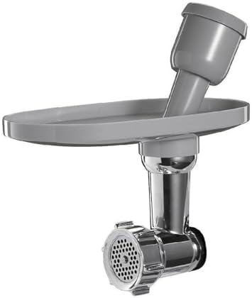 Smeg, Hachoir SMMG01 pour Robot sur socle Aluminium, 3 Filières Disques Inox, Accessoires pour Saucisses et Kebbe, Compatible avec le Robot Smeg SMF01/02/03/13, 1,8 kg : Cuisine et Maison