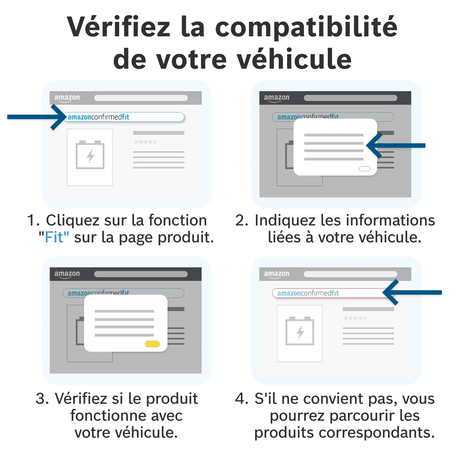 Bosch S4 005 Batterie Auto 60 A/h - 540 A - Batterie 12 V, Plomb-acide pour Véhicules sans Système Start/Stop, Polarité Gauche (-) Droite (+), 242 x 175 x 190 mm