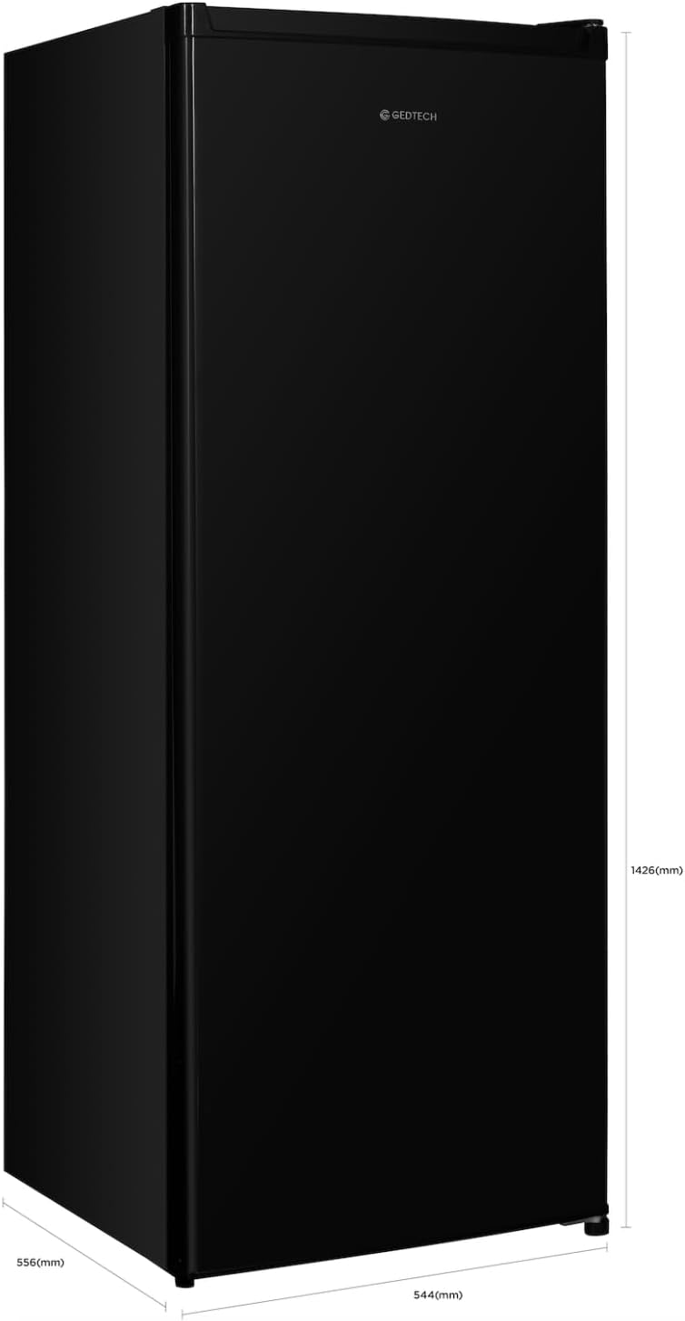 GEDTECH Refrigerateur simple porte GSP230BL Black - capacité 230L - Classe E