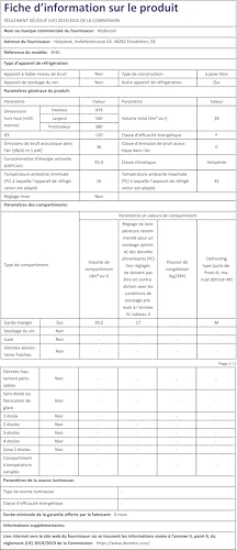 MOBICOOL W40 Glacière électrique de camping, 39 litres, 12V, 24V et 220V