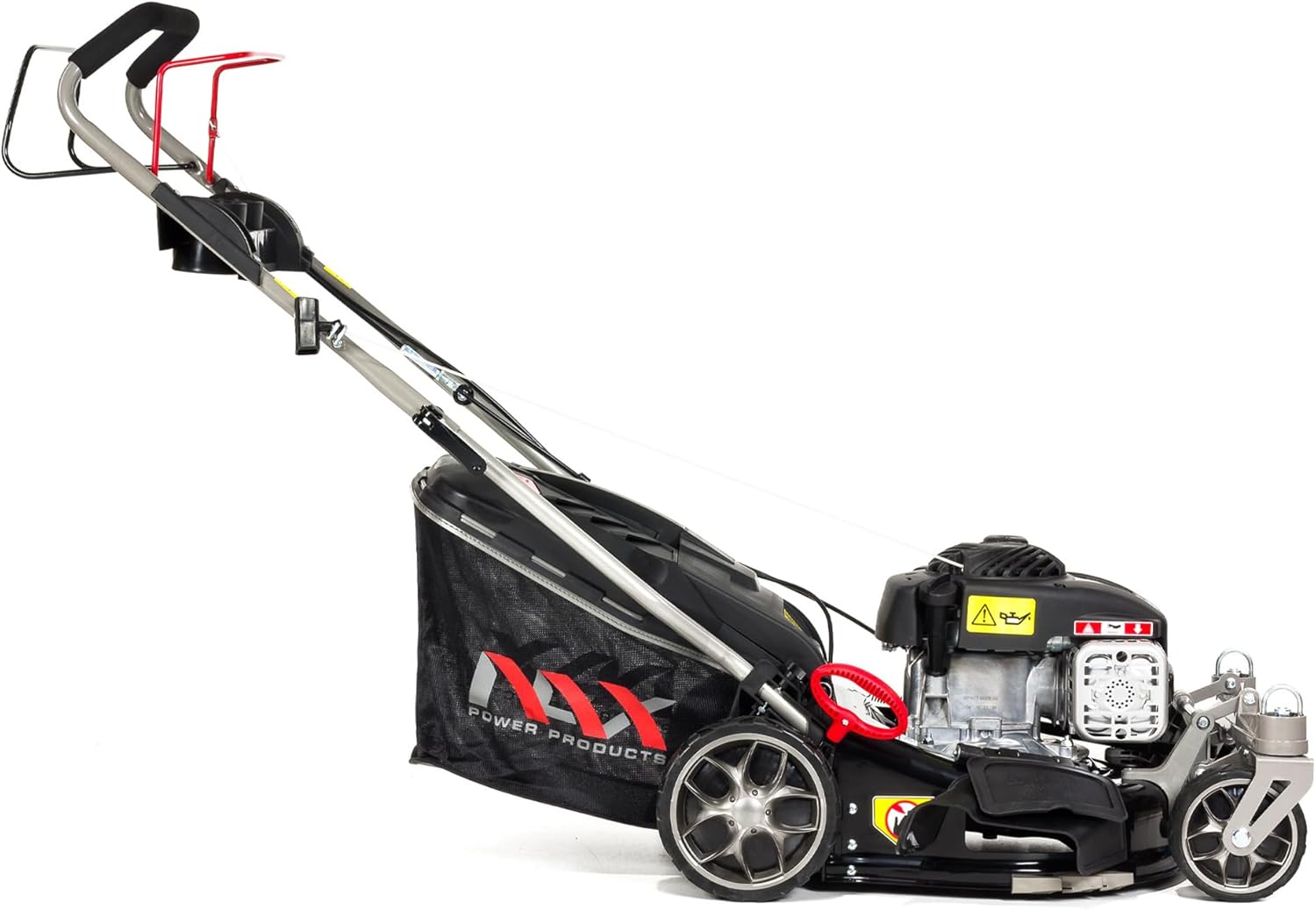 NAX POWER PRODUCTS 1000S moteur Briggs & Stratton série 450E 125 cm3 largeur de coupe 42 cm panier 45l système de lavage du boîtier tondeuse thermique avec entraînement