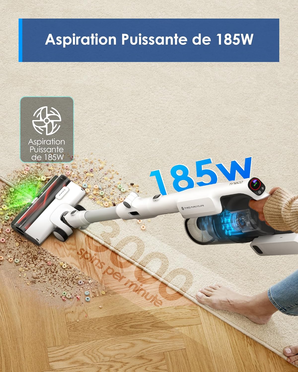 Aspirateur sans fil Tineco Pure One A50S Plus