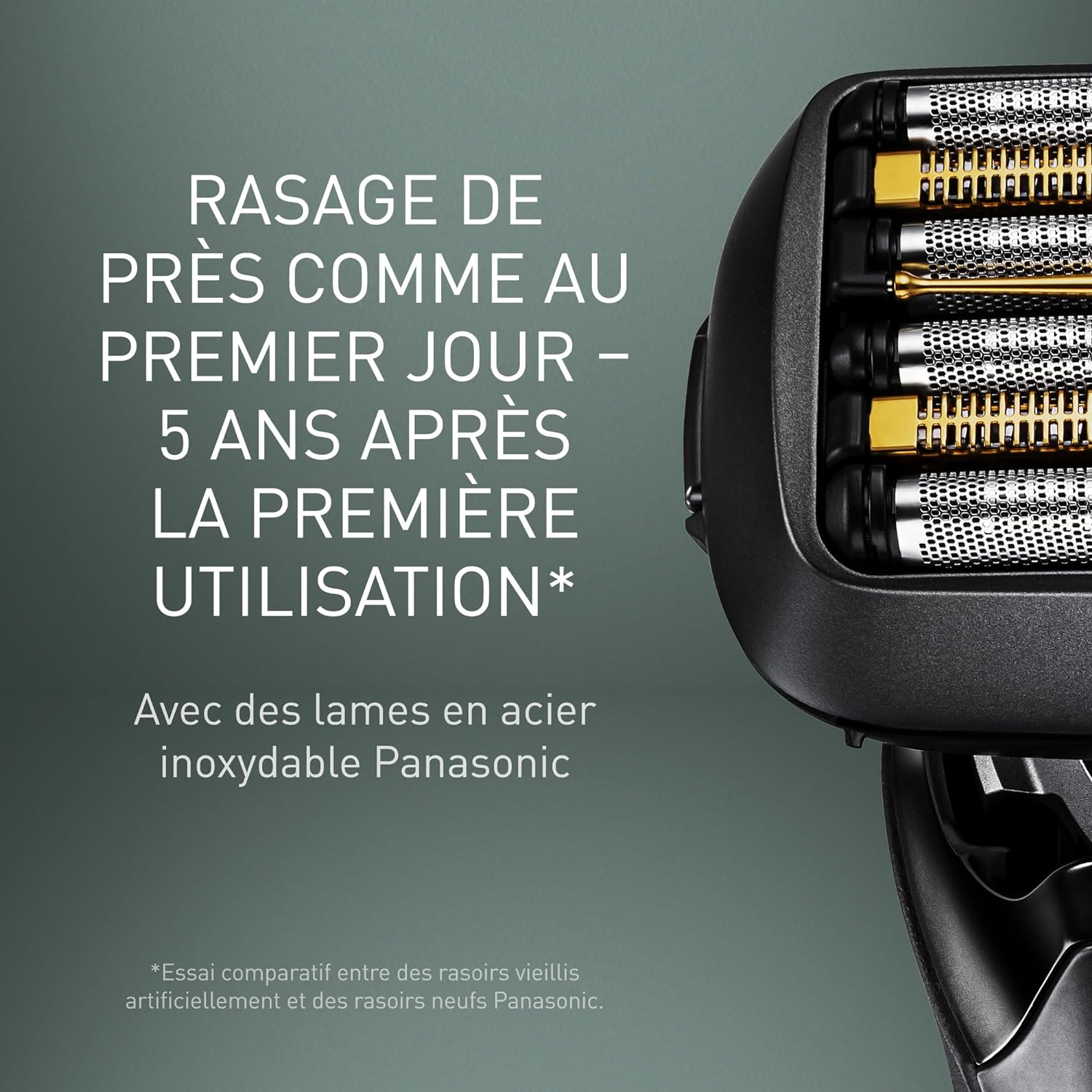 Rasoir électrique à sec et humide pour hommes Panasonic ES-LS9A-K803 à 6 lames