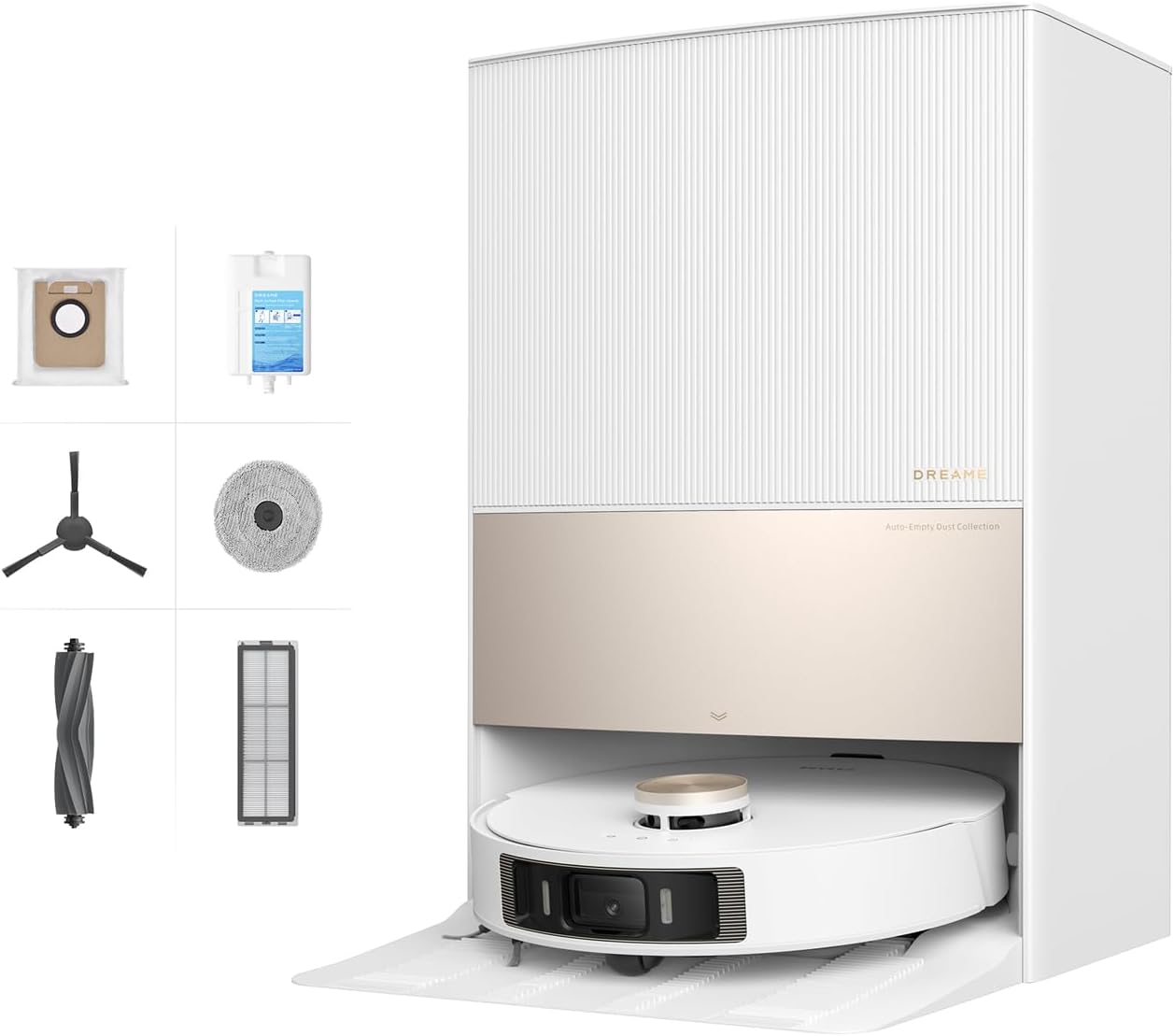 dreame L20 Ultra Complete Robot Aspirateur Laveur avec Technologie MopExtend, démontage, Levage et Auto-Lavage des serpillières, 7 000 Pa, AI Action LDS Navigation, Station Automatique