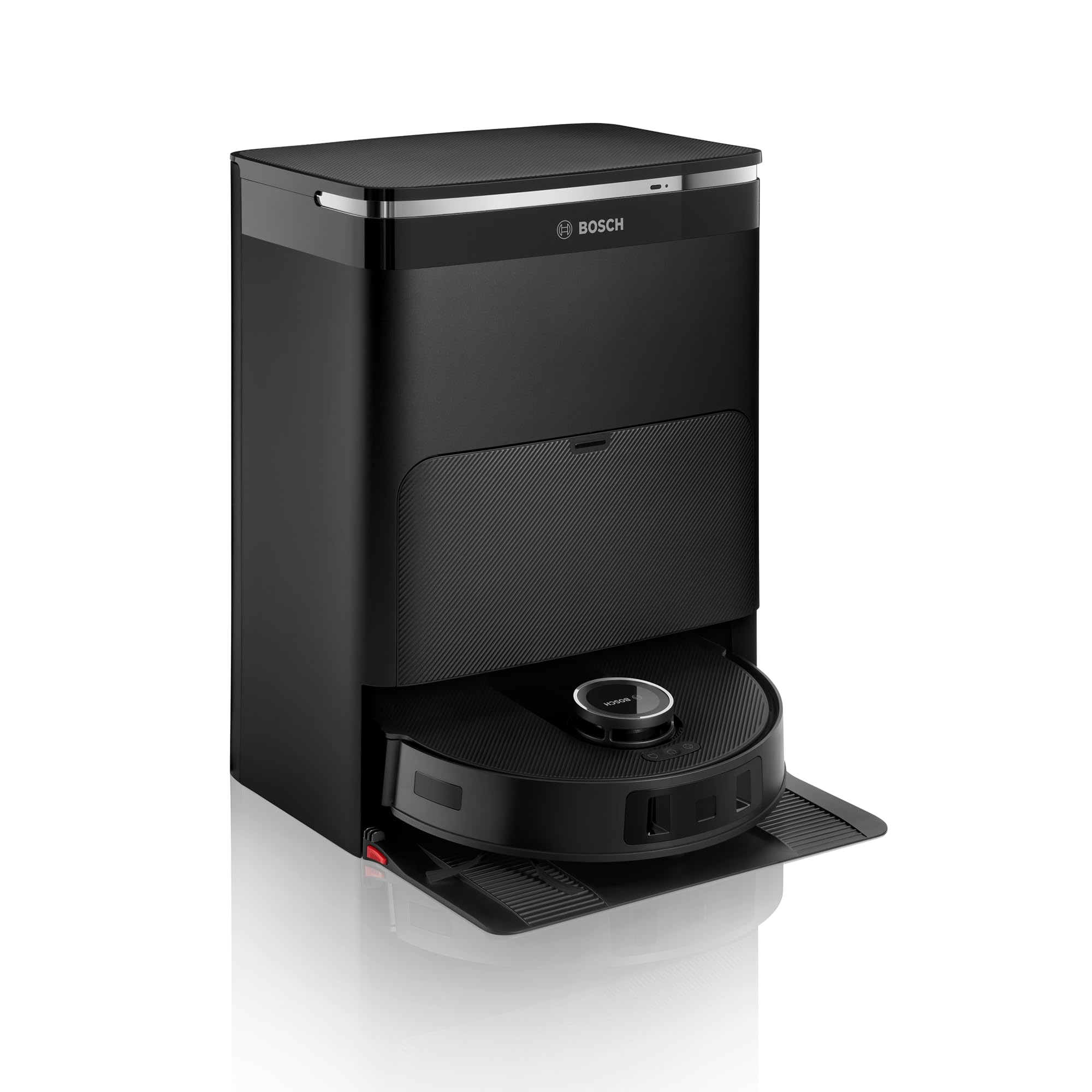 Bosch Spotless Max BCRDW3B, Robot aspirateur-Laveur avec caméra Smart Vision, serpillère rotative, 11 000 Pa, Station de Service sèche-Humide, Applica