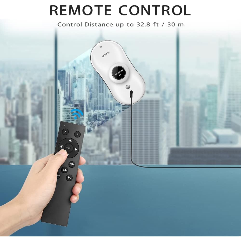 AlfaBot Robot Nettoyer les cristaux, Nettoyage automatique intelligent : Cuisine et Maison