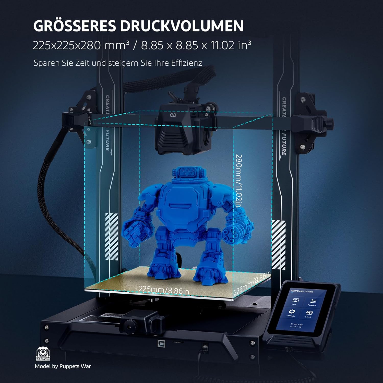 Imprimante 3D ELEGOO Neptune 3 Pro FDM