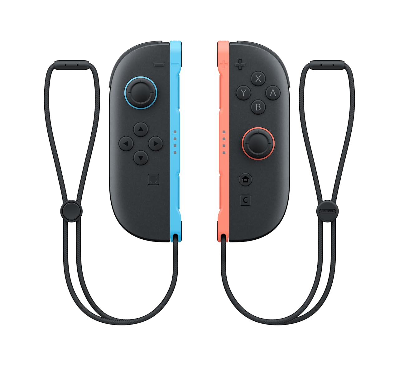 Paire de manettes Joy-Con 2 gauche bleu clair & droite rouge clair Nintendo Switch 2