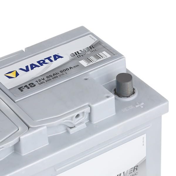 Varta Silver Dynamic F18 Batterie Voitures, 12 V 85Ah 800 Amps (En)