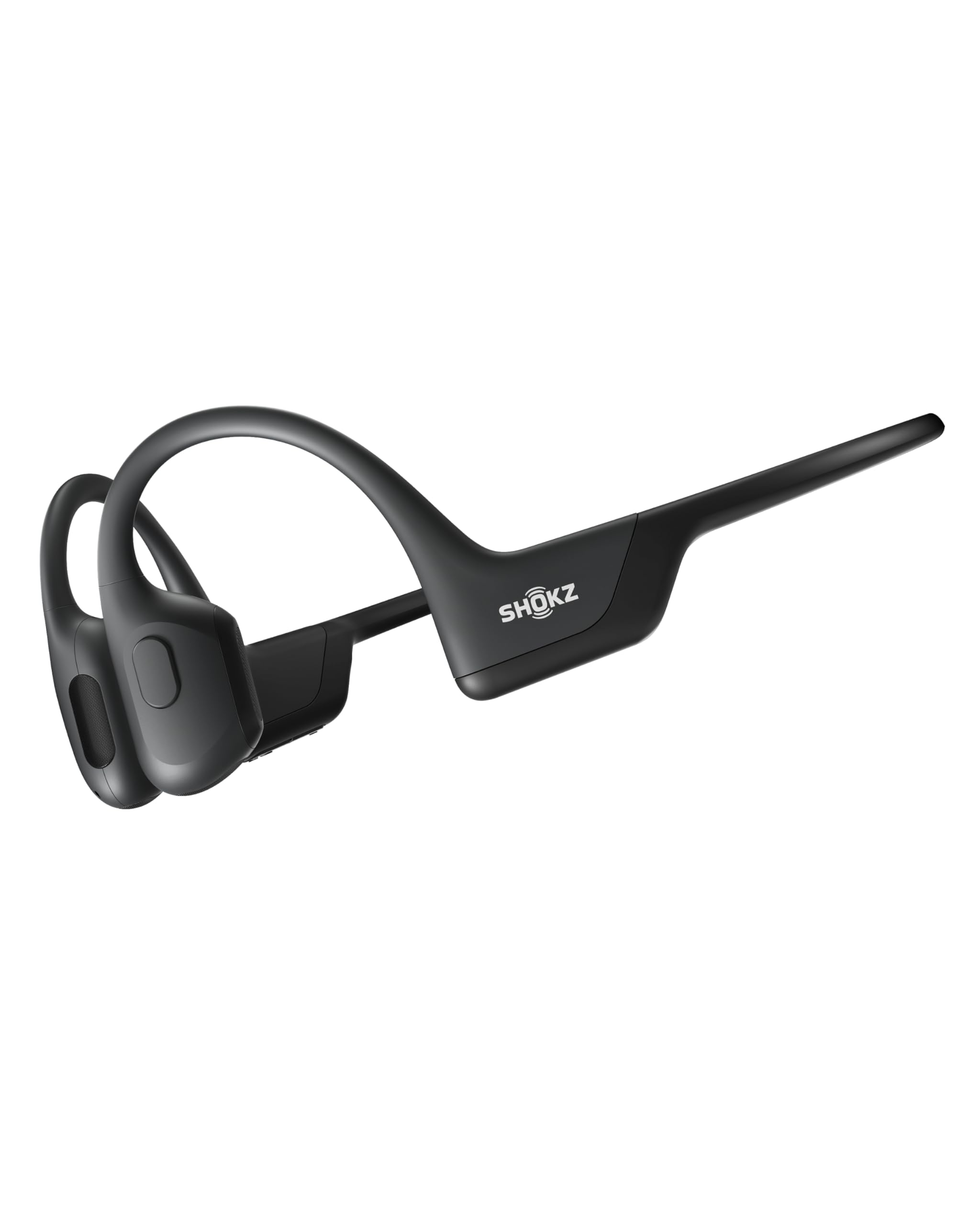 SHOKZ OpenRun Pro Casque à Conduction osseuse, écouteurs Bluetooth oreillles Libres pour Le Sport avec Micro, Casque sans Fil étanche IP55, 10H d’autonomie, Bandeau de Sport Noir