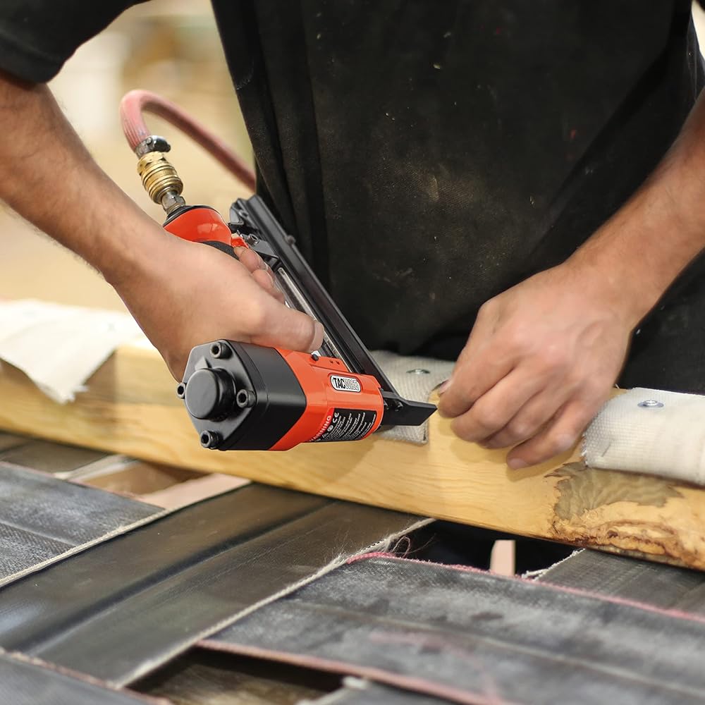 Tacwise A8016LN Agrafeuse Pneumatique à Bec Extra Long pour Tapisserie, Utilise les Agrafes de Type 80 / 4 - 16 mm : Bricolage