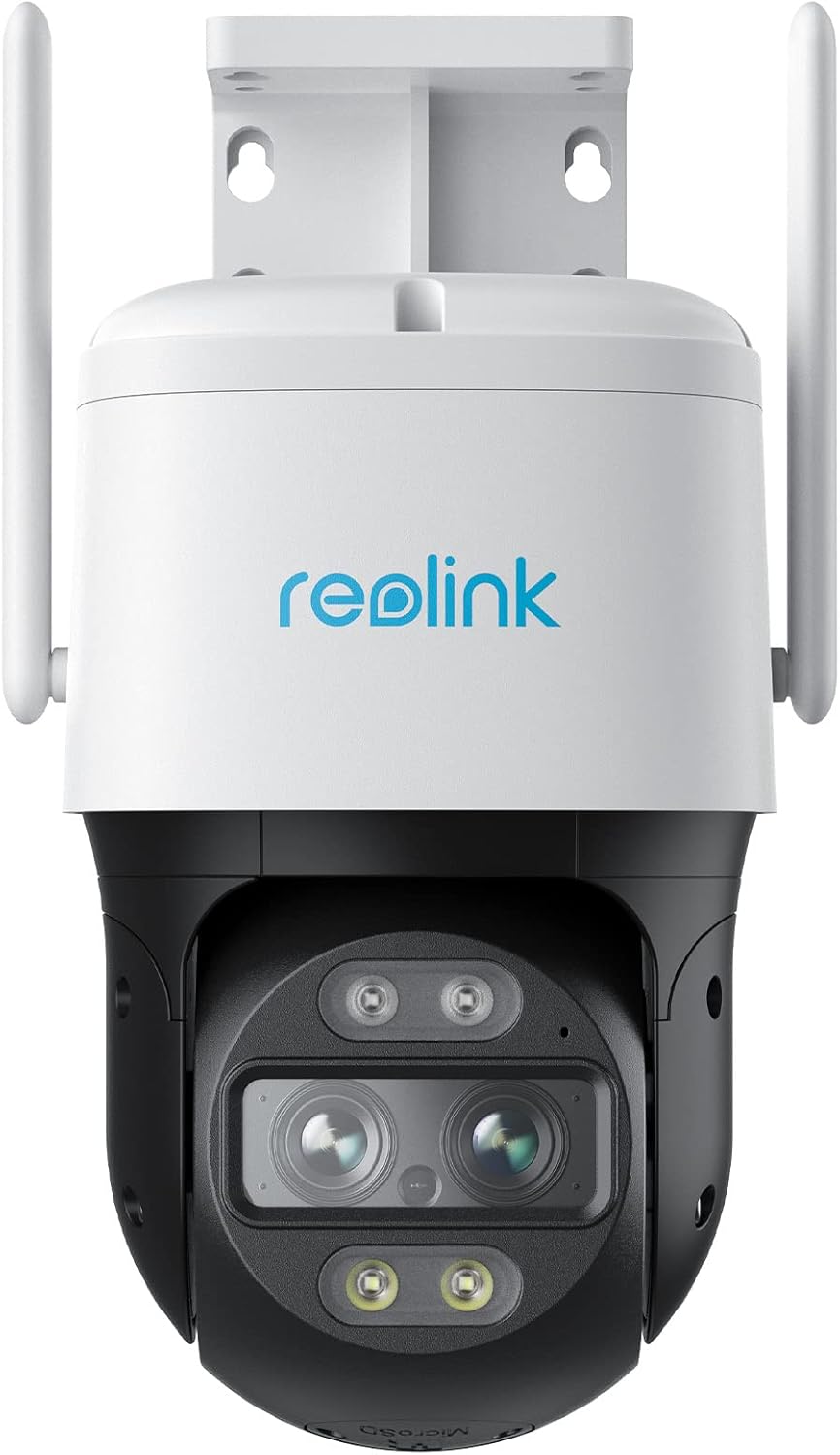 Reolink 4K PTZ Camera Surveillance WiFi Exterieure 2,4/5 GHz à Double Objectif Wi-FI 6 Zoom 6X