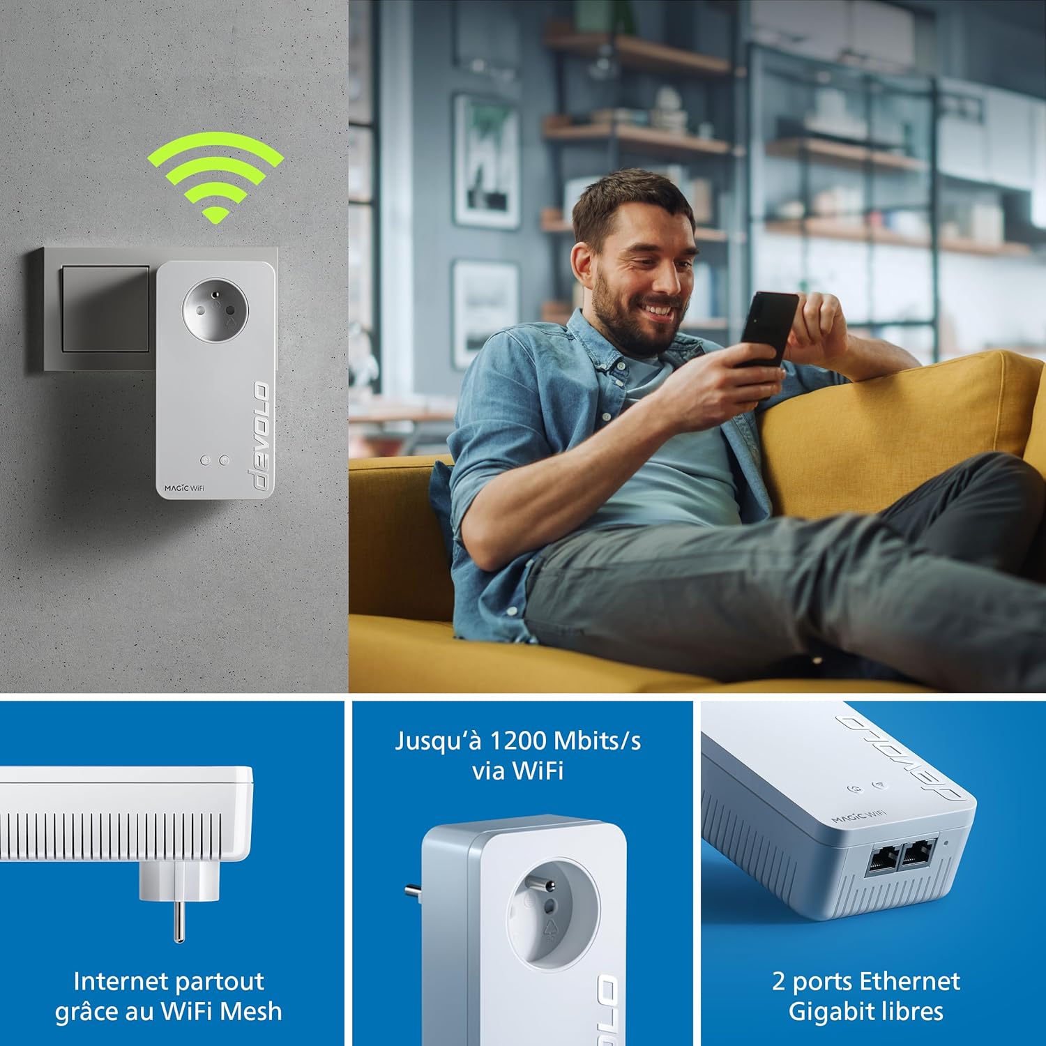 devolo Magic 2 WiFi 5 (ac) Multiroom Kit