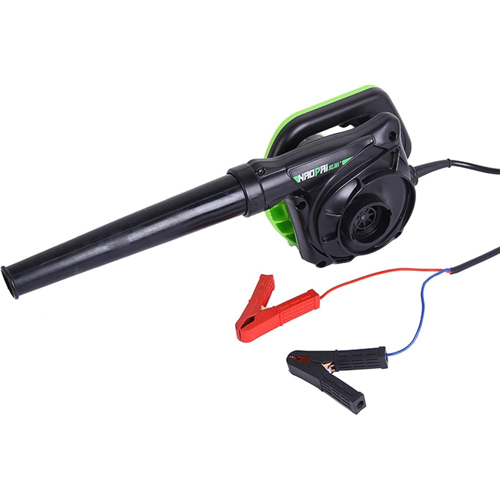 Souffleur à feuilles et aspirateur de jardin 2 en 1 - 3,8 cm - 1200 W - Puissance : 16 000 tr/min - Collecteurs de poussière multifonction : Jardin