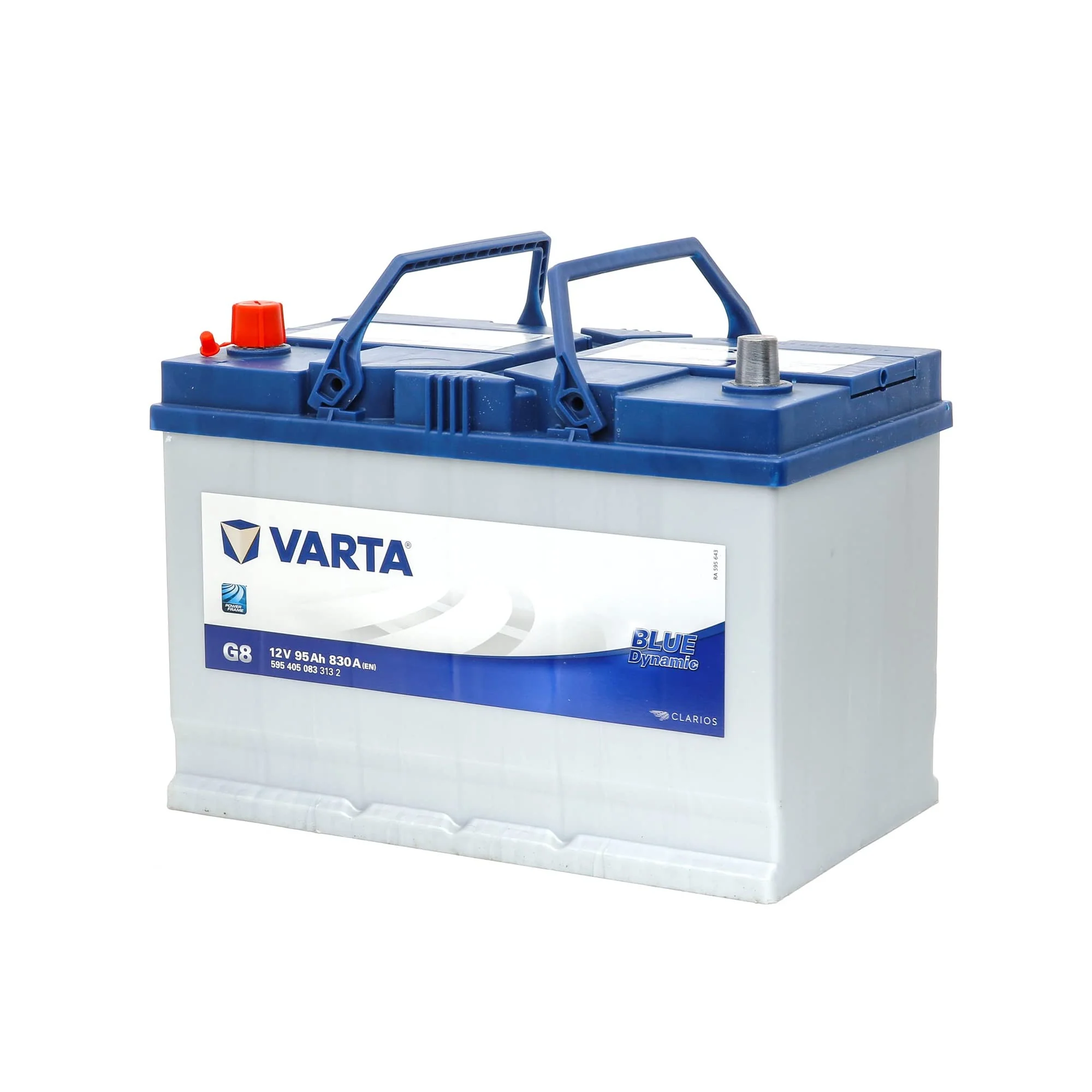 Varta Blue Dynamic G8 Batterie Voitures, 12 V 95Ah 830 Amps (En)