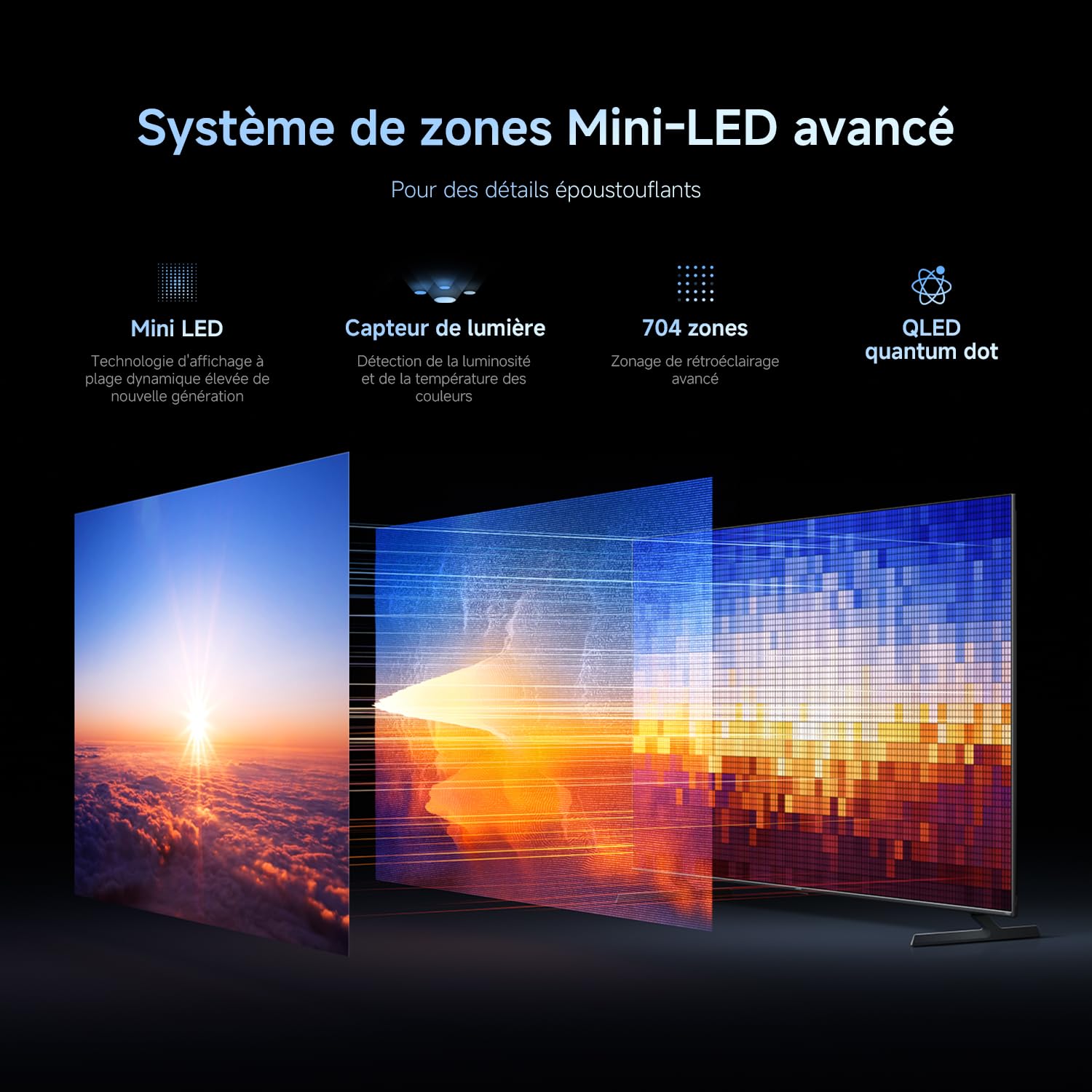 XIAOMI TV S Pro Mini LED 75, Smart TV, Dolby Vision, Dolby Atmos, QLED 4K, 144Hz, Google TV, HDR10+, Triple Tuner, DVB T2, MEMC, DTS-X, Harman AudioEF