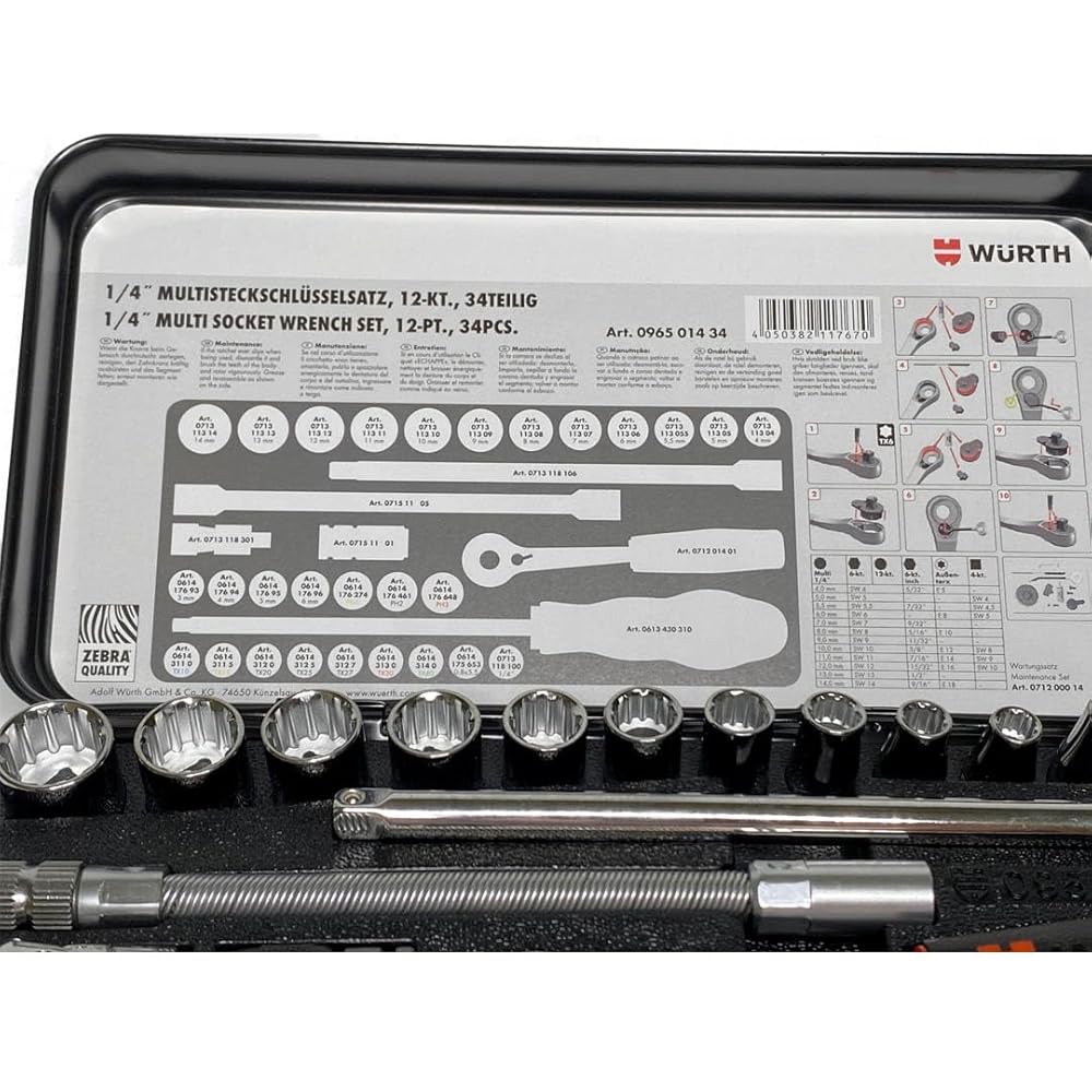 Würth Clé à douille 1/4 