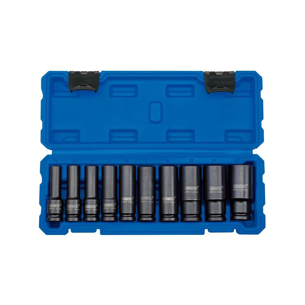 coffret de 10 douilles à choc draper 1/2 : Bricolage