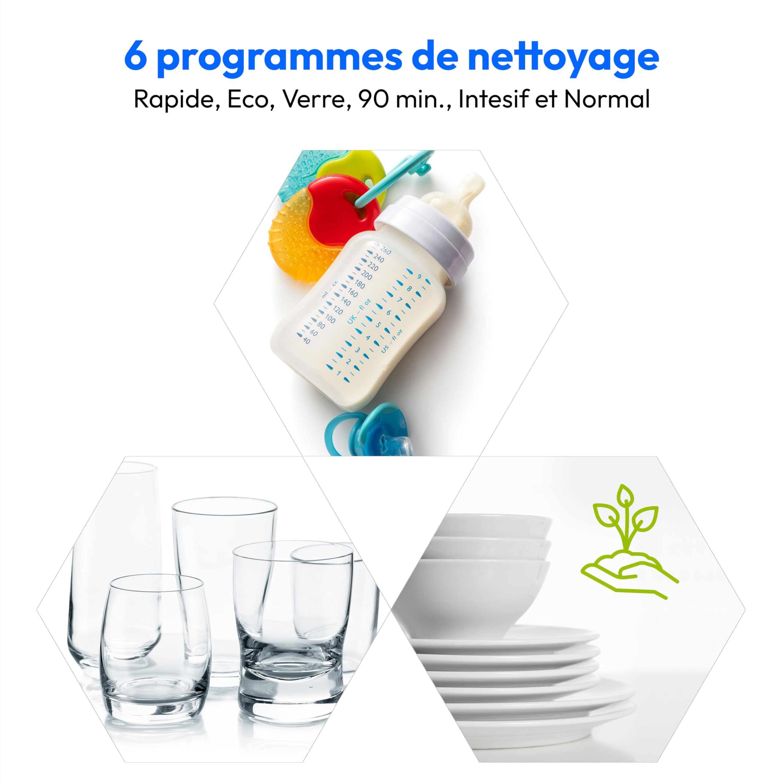 MEDION Mini lave-vaisselle DWT20 (lave-vaisselle de table, lave-vaisselle, 2 couverts, fonctionne avec/sans raccordement à l'eau, 6 programmes de nett