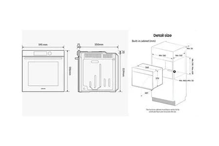Four Encastrable Single Fan-série 4 - Single Fan - Pyrolyse - 76l - Ecr - NV7B41307AK