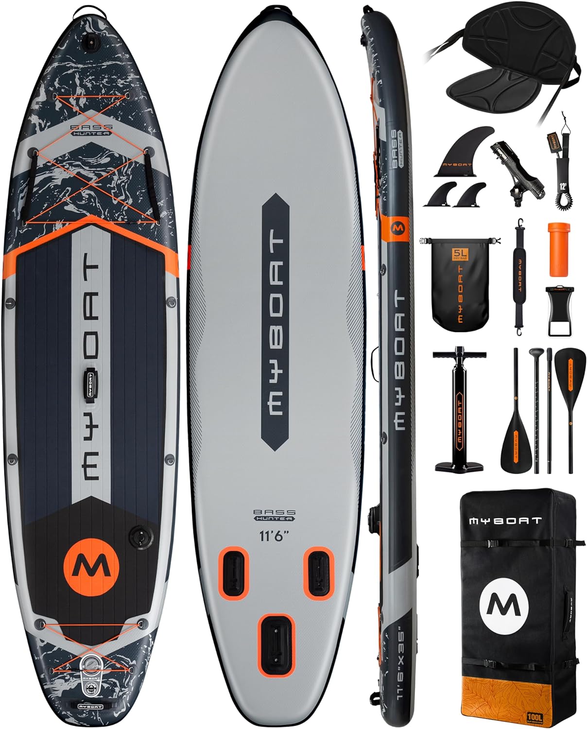 11'6346 Extra Wide Inflatable Paddle Board