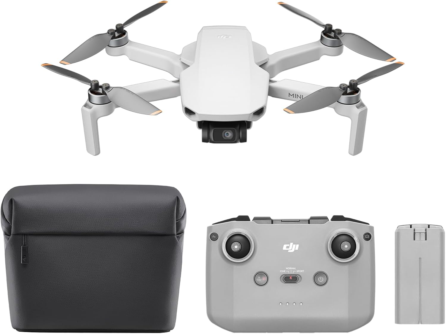 Bundle Drones Caméra Mini 4K, Drone Caméra 4K UHD pour Adultes, < 249 g, Stabilisation de la Nacelle à 3 Axes, Transmission Vidéo sur 10 km, Deux Batteries pour un Temps de Vol max. de 62 min