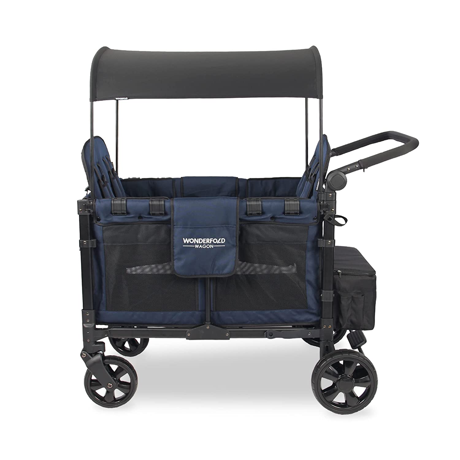 W0NDERF0LD W4 Elite 4 Seater Multi-Function Quad Stroller Wagon