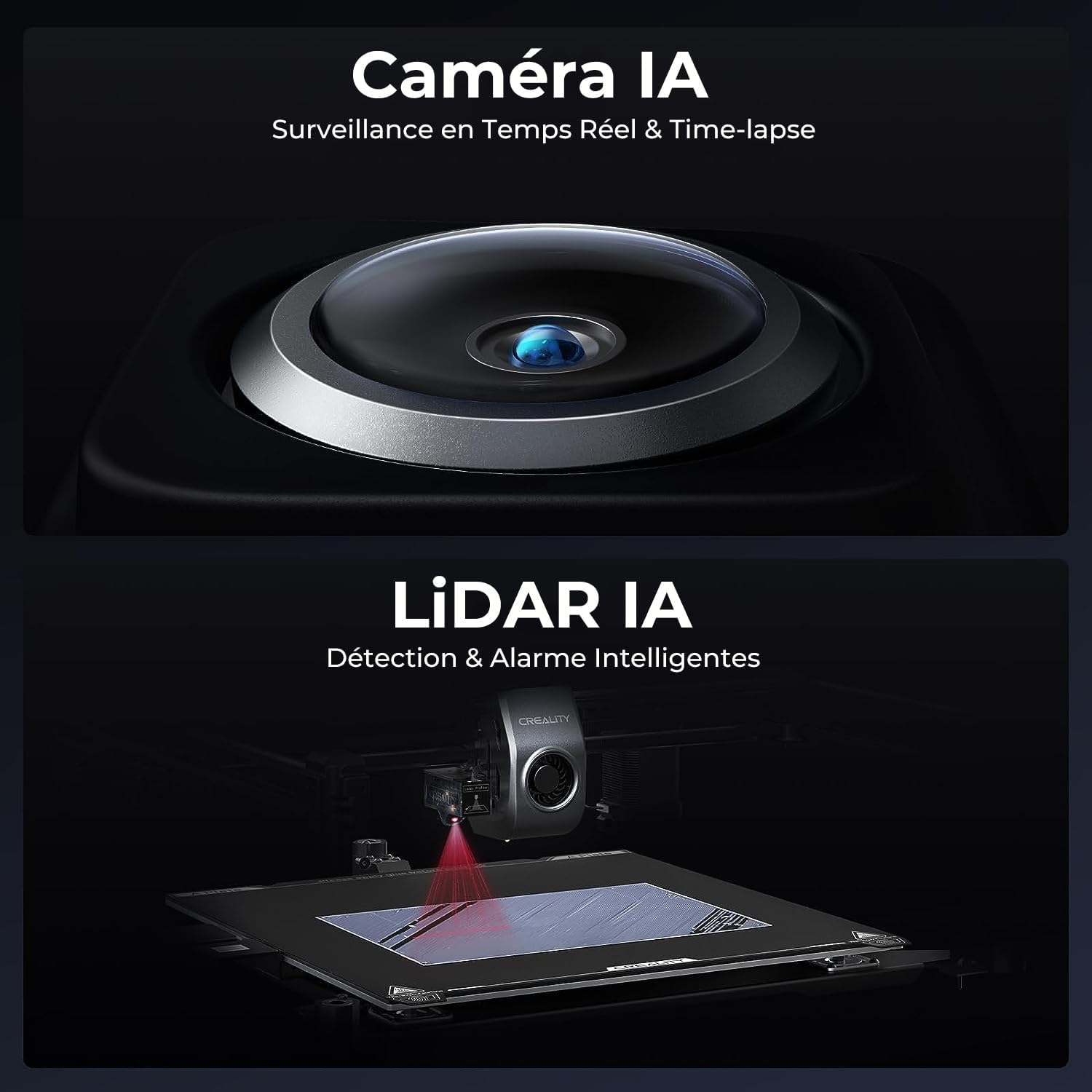 Imprimante 3D Creality K1 Max - 300x300x300mm