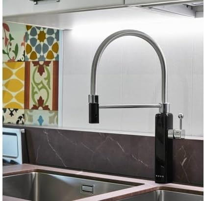 SMEG MDF50BL 50'S Style Robinet d'évier de Cuisine, Noir : Bricolage