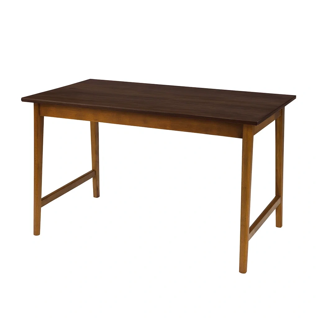 Table en bois massif marron