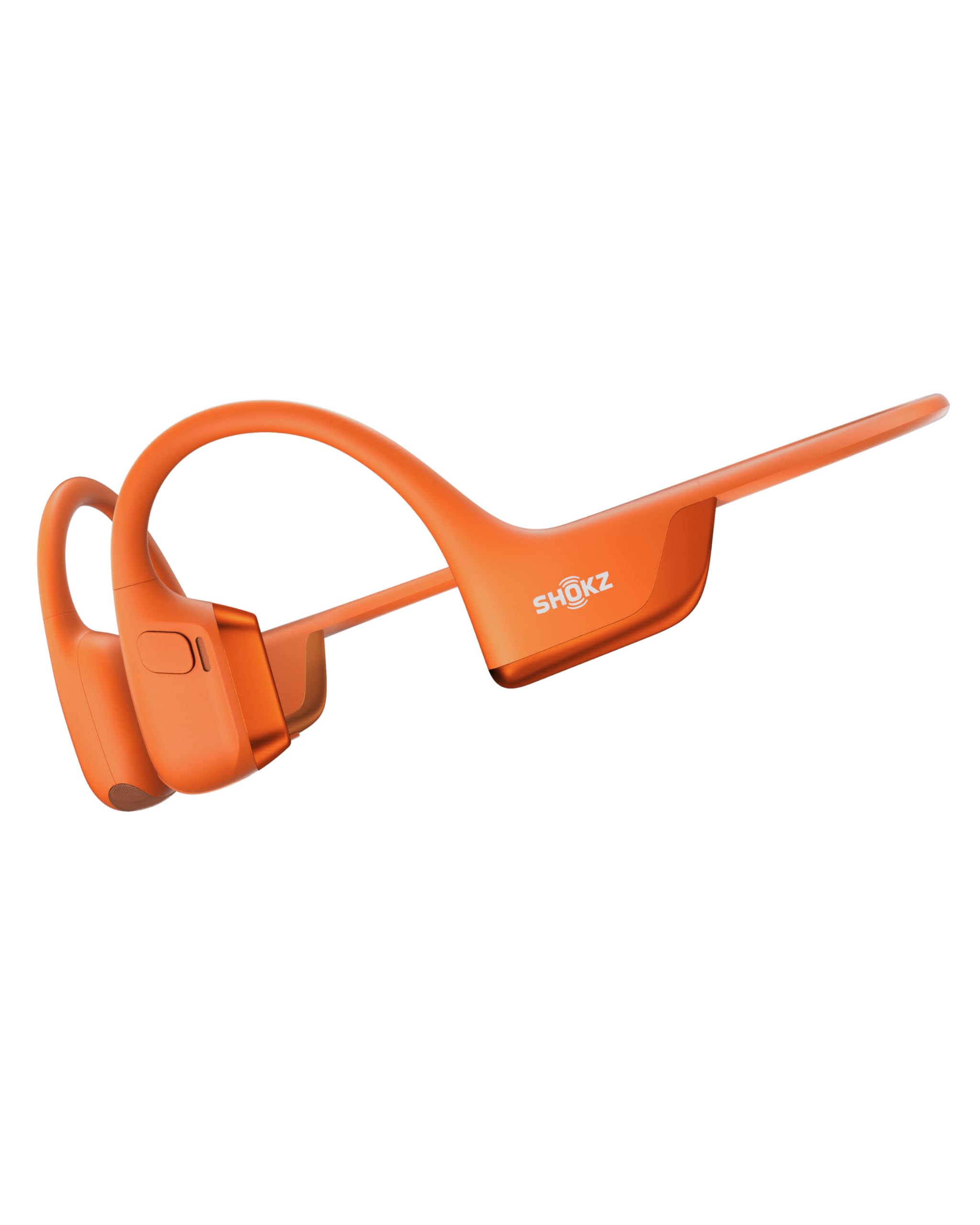 SHOKZ Casque à Conduction Osseuse OpenRun Pro 2, Écouteurs sans Fil Bluetooth 5.3, Microphones Réducteurs de Bruit, Étanchéité IP55, 12h d’Autonomie, Charge Rapide USB-C, Orange