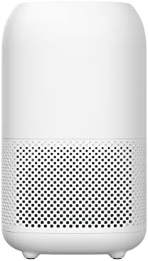 Amazon Basics   Purificateur d'air, Couvre jusqu'à 12 m², Filtres à air True HEPA et au charbon, CADR 100 m²/h, Élimine 99,97 % des allergènes (pollen, poussière, fumée), Prise européenne, Blanc : Cuisine et Maison