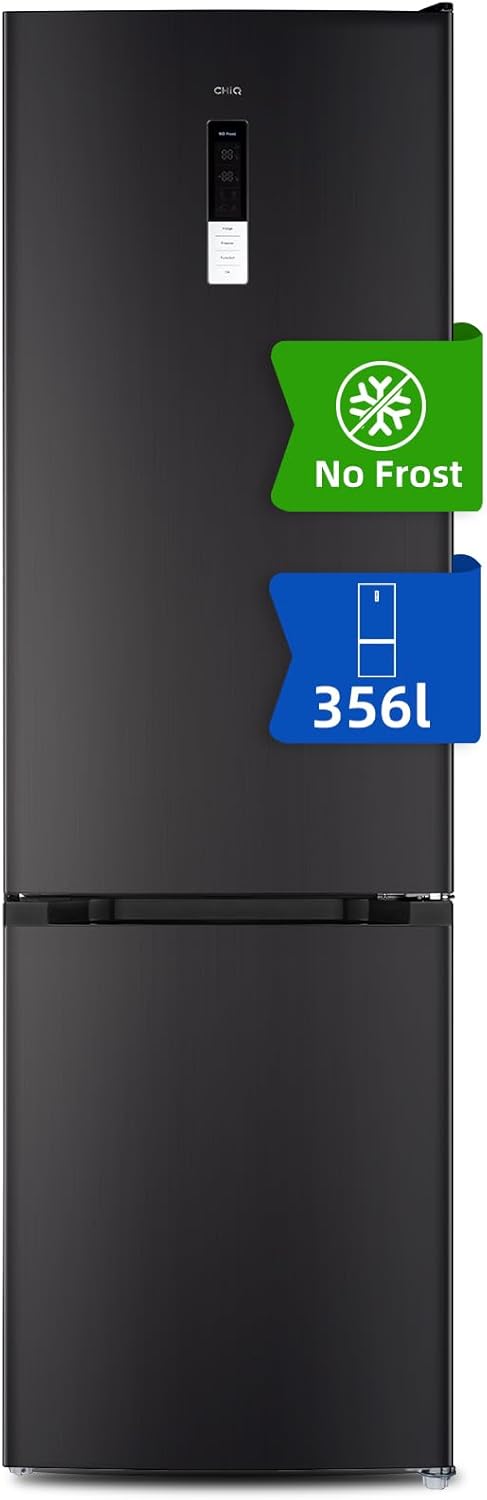 Combiné réfrigérateur-congélateur CHIQ, capacité totale 356 litres (260 +96 litres)