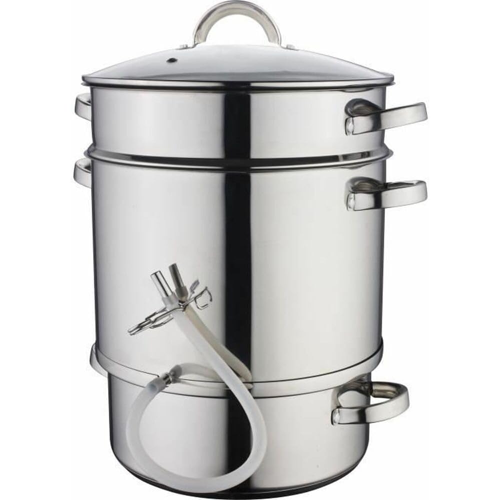 Baumalu 342711 Extracteur de Jus 28 cm en Acier Inoxydable, Argenté : Cuisine et Maison