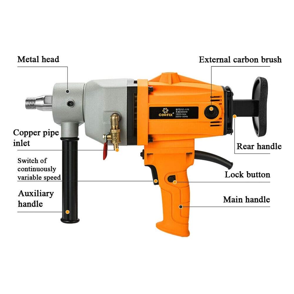 Fayelong Perceuse à noyau diamantée 7,1