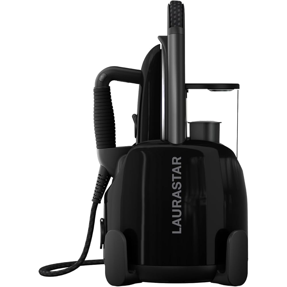 Laurastar Lift Plus Ultimate Black, Centrale Vapeur Nomade 3en1, Repasse, Défroisse et Purifie Vos Textiles, Vapeur Hygiénique, Réservoir Amovible, Repassage Vertical, Enrouleur Automatique, Noir : Cuisine et Maison