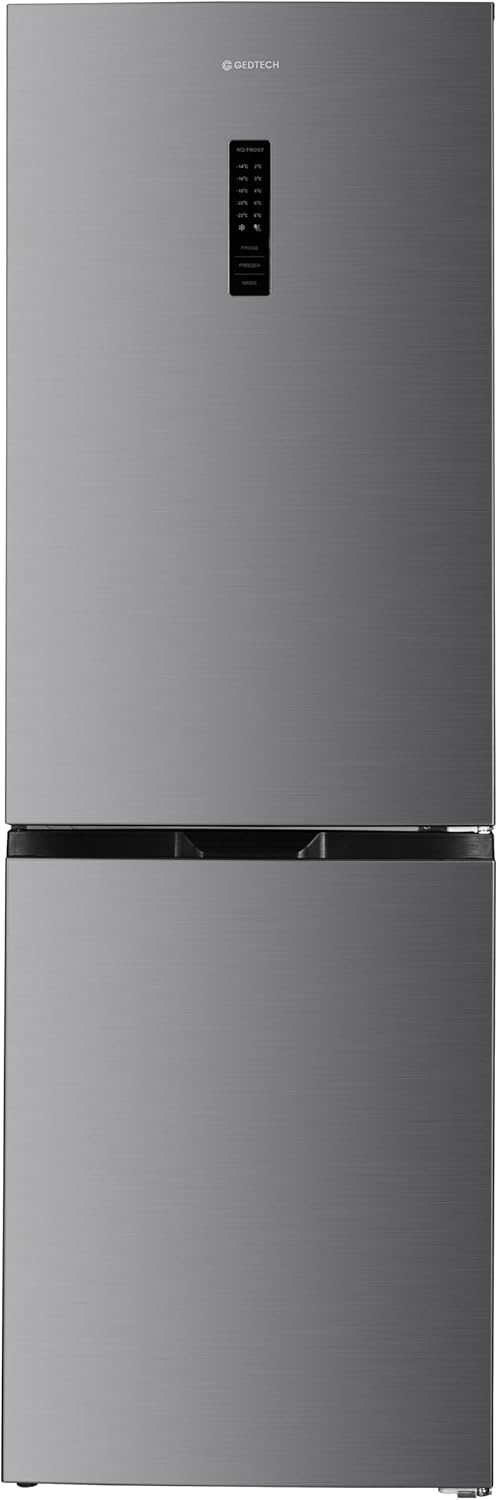 GEDTECH Réfrigérateur combiné congélateur bas 323L GCB323NFIX - No Frost - Inox