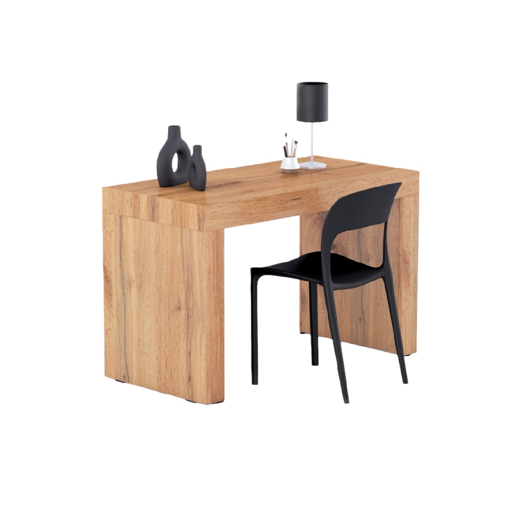 Bureau minimaliste en chêne clair – table de travail moderne et élégante