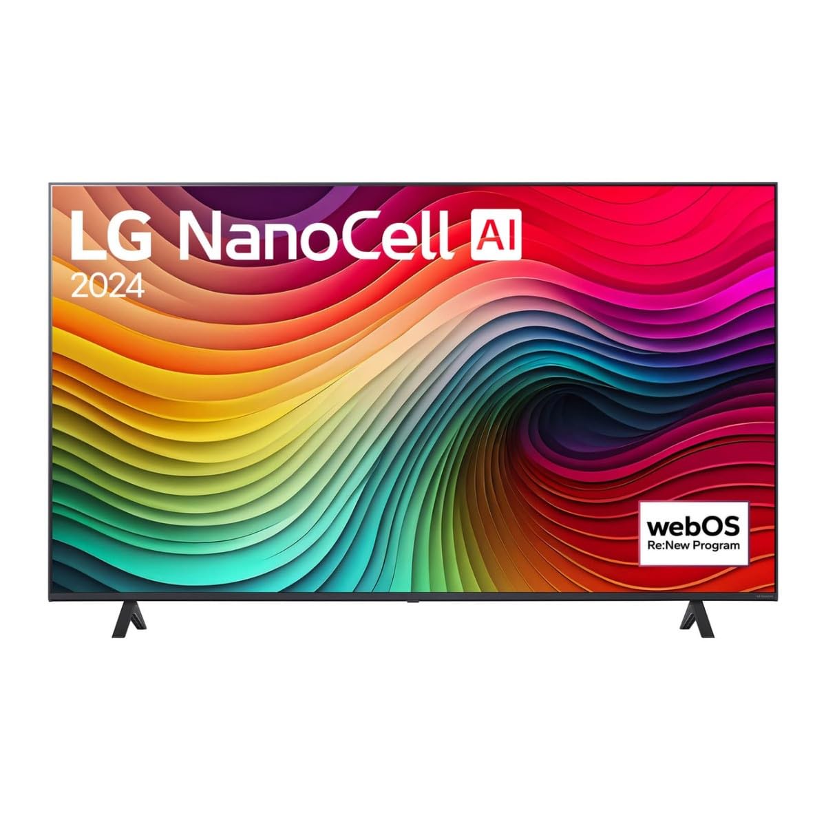 LG Nanocell TV 2024 | 65NANO81 | 65 Pouces | UHD | Processeur α5 Gen7 AI 4K, Bleu foncé