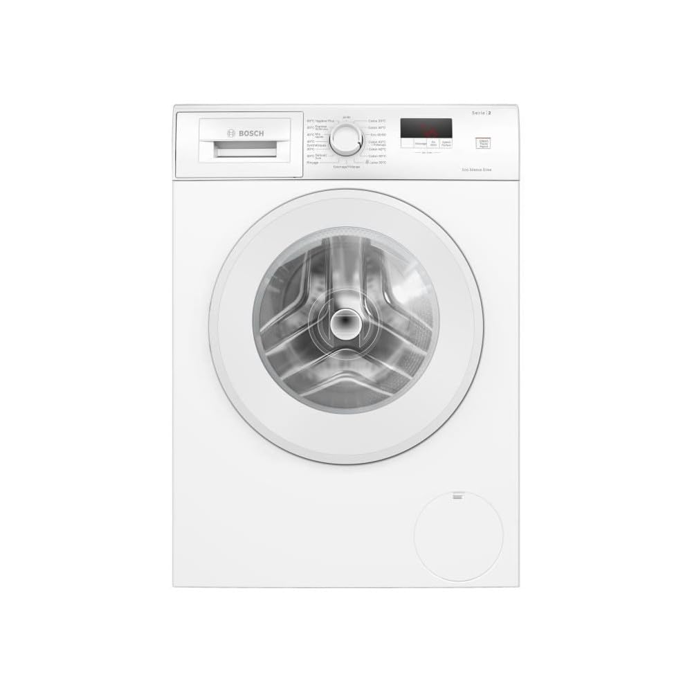 Bosch WGE02406FR, Série 2, Lave-linge pose-libre, 7 kg, EcoSilence Drive, 1400 trs/min, 44l, Blanc
