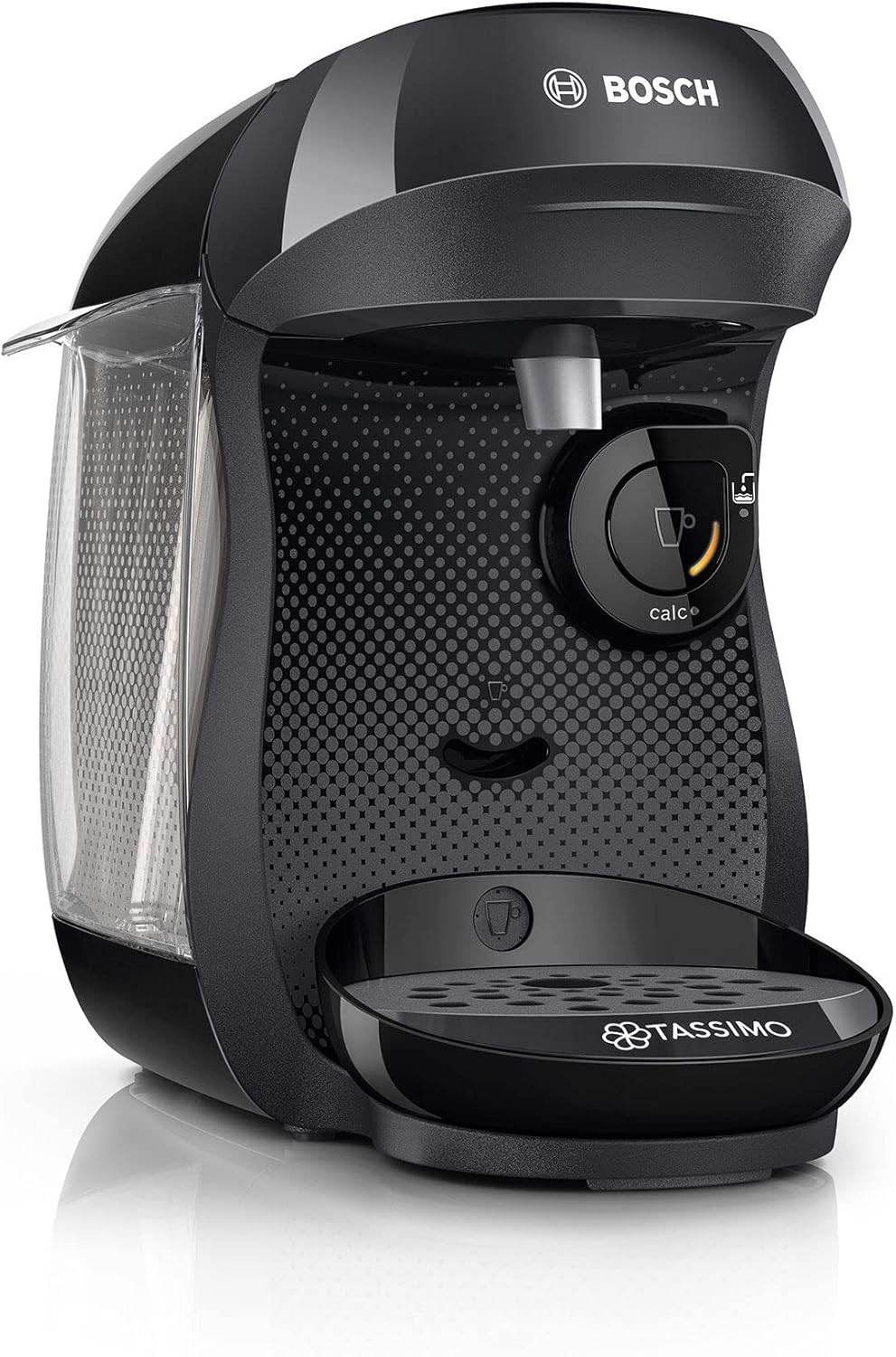 Bosch Tassimo Happy TAS1002 – Machine à café à capsules – Cafetière multi boissons pour plus de 40 boissons – Avec technologie intellibrew – 1400 W – Couleur : Noir